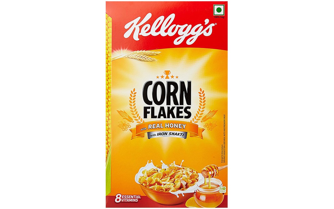Kellogg's Corn Flakes with Real Honey    Box  630 grams